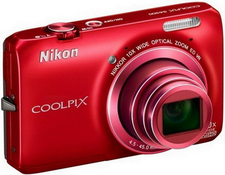 Фотоаппарат  NIKON  S6300 CoolPix красный
