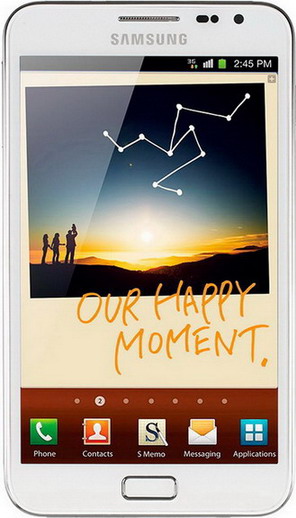 Смартфон  SAMSUNG  GT-N7000 Ceramic white