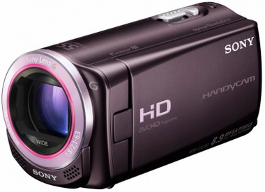 Видеокамера  SONY  HDR-CX250E коричневый