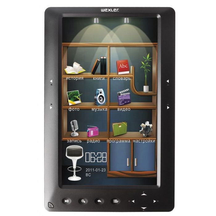 Электронная книга  WEXLER  T7022B black