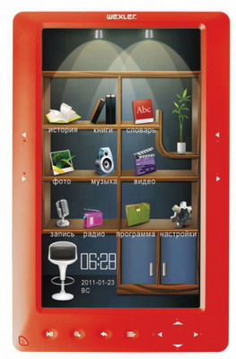 Электронная книга  WEXLER  T7022R red