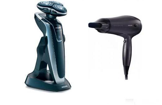 Бритва  PHILIPS  RQ 1250 + Фен  PHILIPS  HP 4935