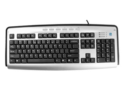 Клавиатура проводная  A4TECH  KL-23MU multimedia PS/2 audio+usb hub