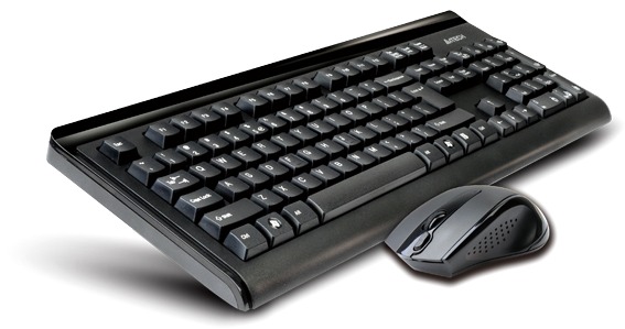 Клавиатура и мышь  A4-TECH  6100F (GK-8A+G9-500F) USB