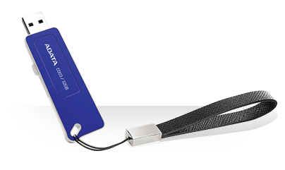 Флеш-накопитель16 Gb  A-DATA  C003 Blue Ultra slim