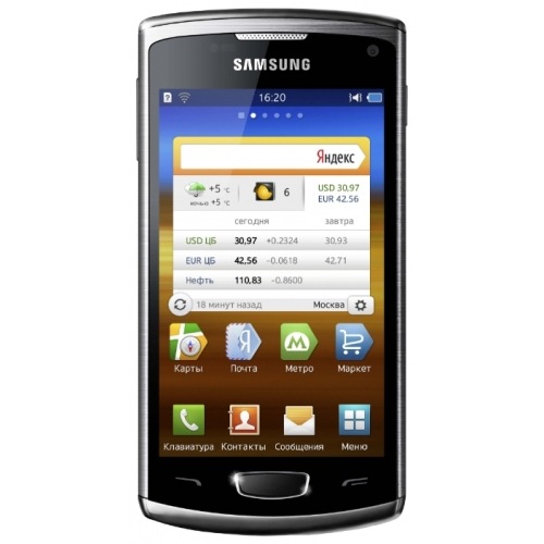 Смартфон  SAMSUNG  GT-S8600 Wave 3 Metallic Black