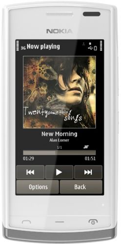 Смартфон  NOKIA  500 W.silver