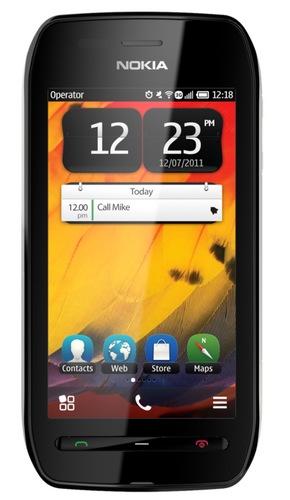 Смартфон  NOKIA  603 black-black