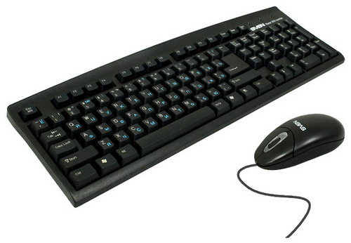 Клавиатура и мышь  SVEN  Base 305 combo black USB