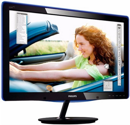 Монитор  PHILIPS  197E3LSU LED S/BK