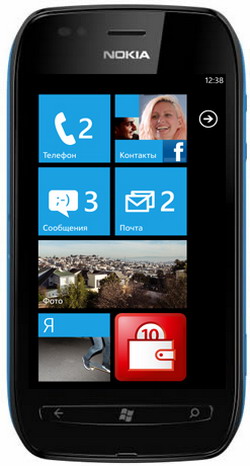 Смартфон  NOKIA  710 Lumia Black