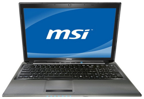 Ноутбук  MSI  CR650  black (CR650-251RU)