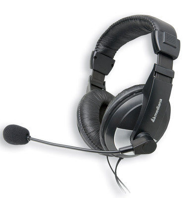Наушники с микрофоном  MEDIANA  M-HS-301E