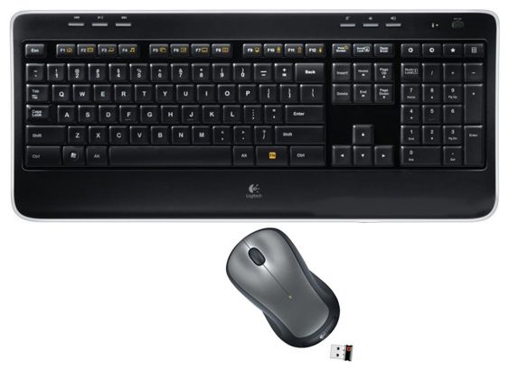 Клавиатура и мышь LOGITECH Wireless Combo MK520