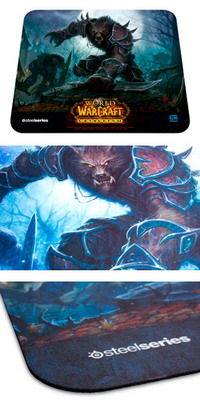 Коврик для мыши  STEELSERIES  SS QcK Cataclysm W (67210)