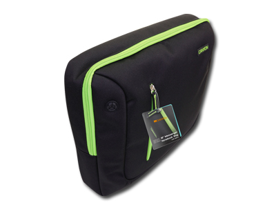 Сумка для ноутбука  CANYON  16" черно-зел. (SBCNRNB17L1)