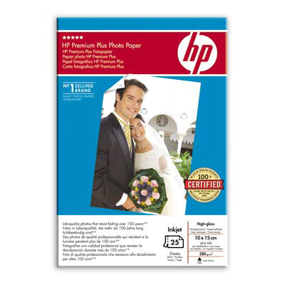 Фотобумага  HP  Gloss 10x15 250г/м.кв 25л (HP-Q8691A)