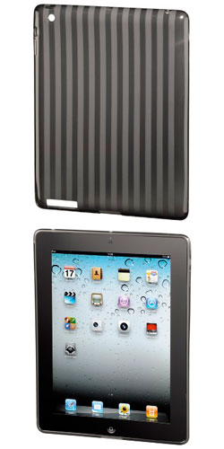 Футляр  HAMA  Stripes для iPad 2 черный (H-107875)