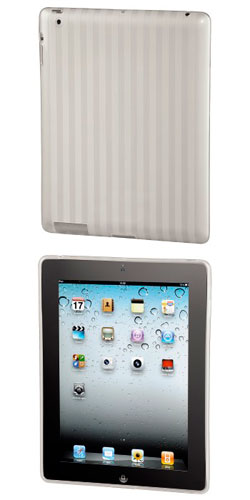 Футляр  HAMA  Stripes для iPad 2 белый (H-107876)