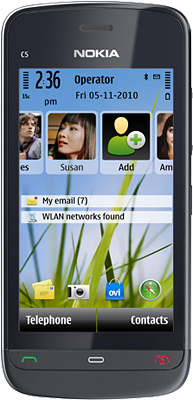 Смартфон  NOKIA  C5-06 graphite black