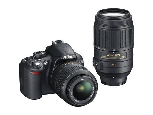 Фотоаппарат  NIKON  D3100 + 18-55VR/55-300VR