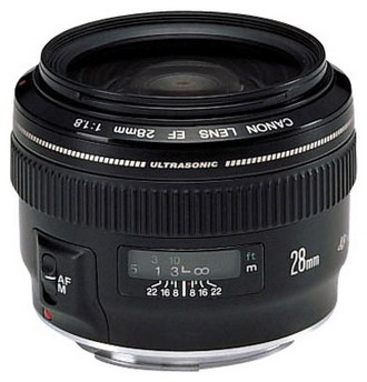 Фотообъектив  CANON  EF 28 F1.8 USM