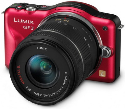 Фотоаппарат  PANASONIC  DMC-GF3К 14-42мм красный