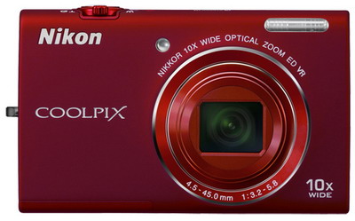 Фотоаппарат  NIKON  S6200 CoolPix красный
