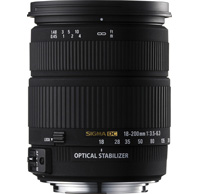 Фотообъектив  SIGMA  AF 18-200мм