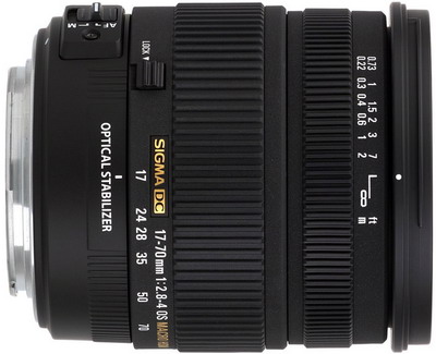 Фотообъектив  SIGMA  AF 17-70мм F2.8-4 DC MACRO OS HSM (Nikon)