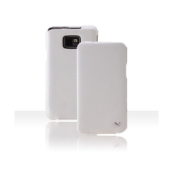 Чехол  PRIME  Sаmsung i9100 Galaxy S2 белый кож.