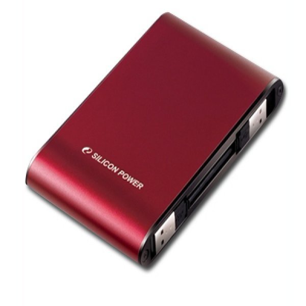 Внешний HDD  SILICON POWER  320Gb 2.5" Armor A70 Red