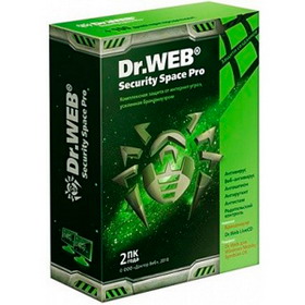 Продукт программный  Dr.Web  Security Space PRO 2 ПК