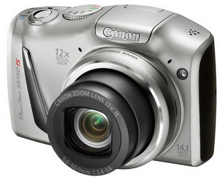 Фотоаппарат  CANON  SX150IS серебро