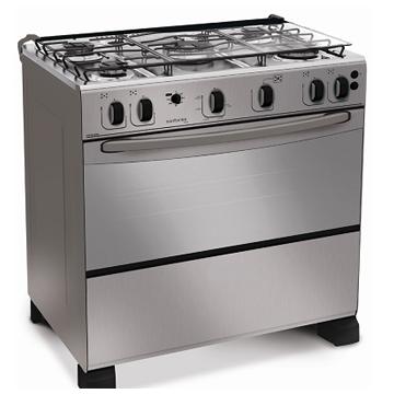 Плита газовая  RICCI  Santorini Grill Inox 5B