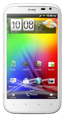 Смартфон  HTC  Sensation XL silver white