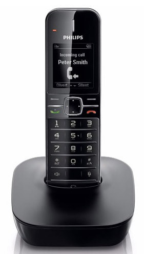 Радиотелефон  PHILIPS  CD4801 black