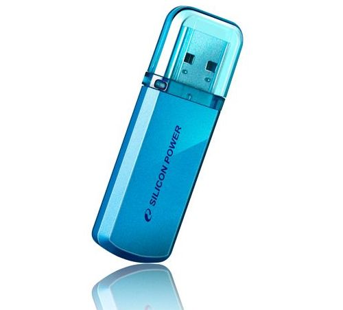 Флеш-накопитель 4 Gb  SILICON POWER  Helios 101 blue