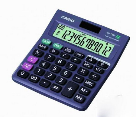 Калькулятор CASIO MJ-100D-S-EH