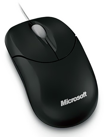 Мышь проводная  MICROSOFT  Compact Optical Mouse 100 Black USB