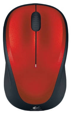 Мышь беспроводная  LOGITECH  M235 Wireless Red (910-002497)