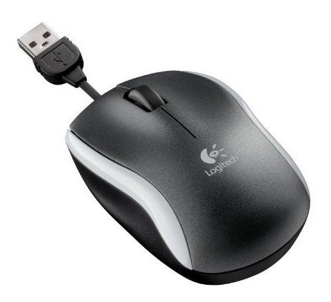 Мышь проводная  LOGITECH  M125 silver