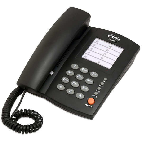 Телефон  RITMIX  RT-300 black