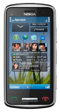 Смартфон  NOKIA  C6-01.3 black