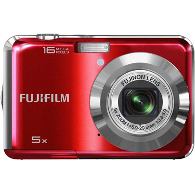 Фотоаппарат  FUJI  AX350 FinePix красный