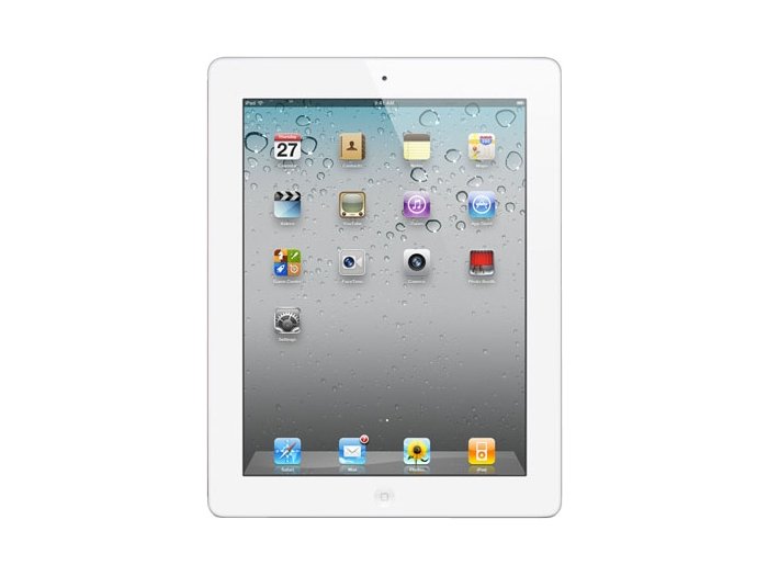 Планшет  APPLE  iPad 2 White Wi-Fi 32Gb (MC980RS/A)