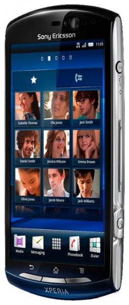 Смартфон  SONY-ERICSSON  MT 11i Xperia Neo V blue