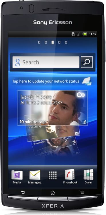 Смартфон  SONY-ERICSSON  LT 18i/Xperia arc S black