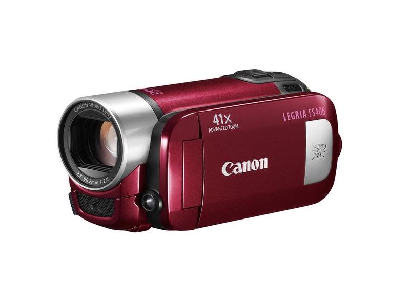Видеокамера  CANON  Legria FS406 красный