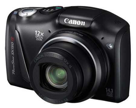 Фотоаппарат  CANON  SX150IS черный